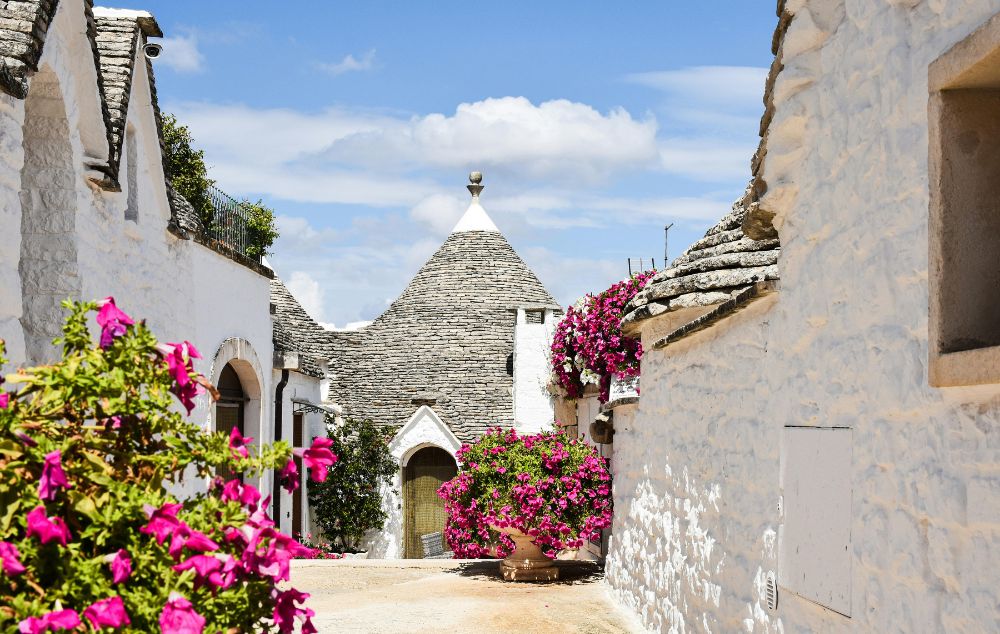 Les Trulli d'Alberobello dans les Pouilles ne Italie