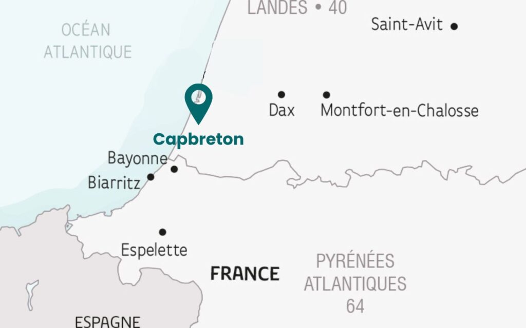 Capbreton carte France