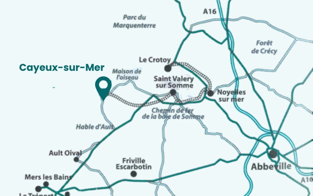 Cayeux-sur-mer Carte localisation vacances