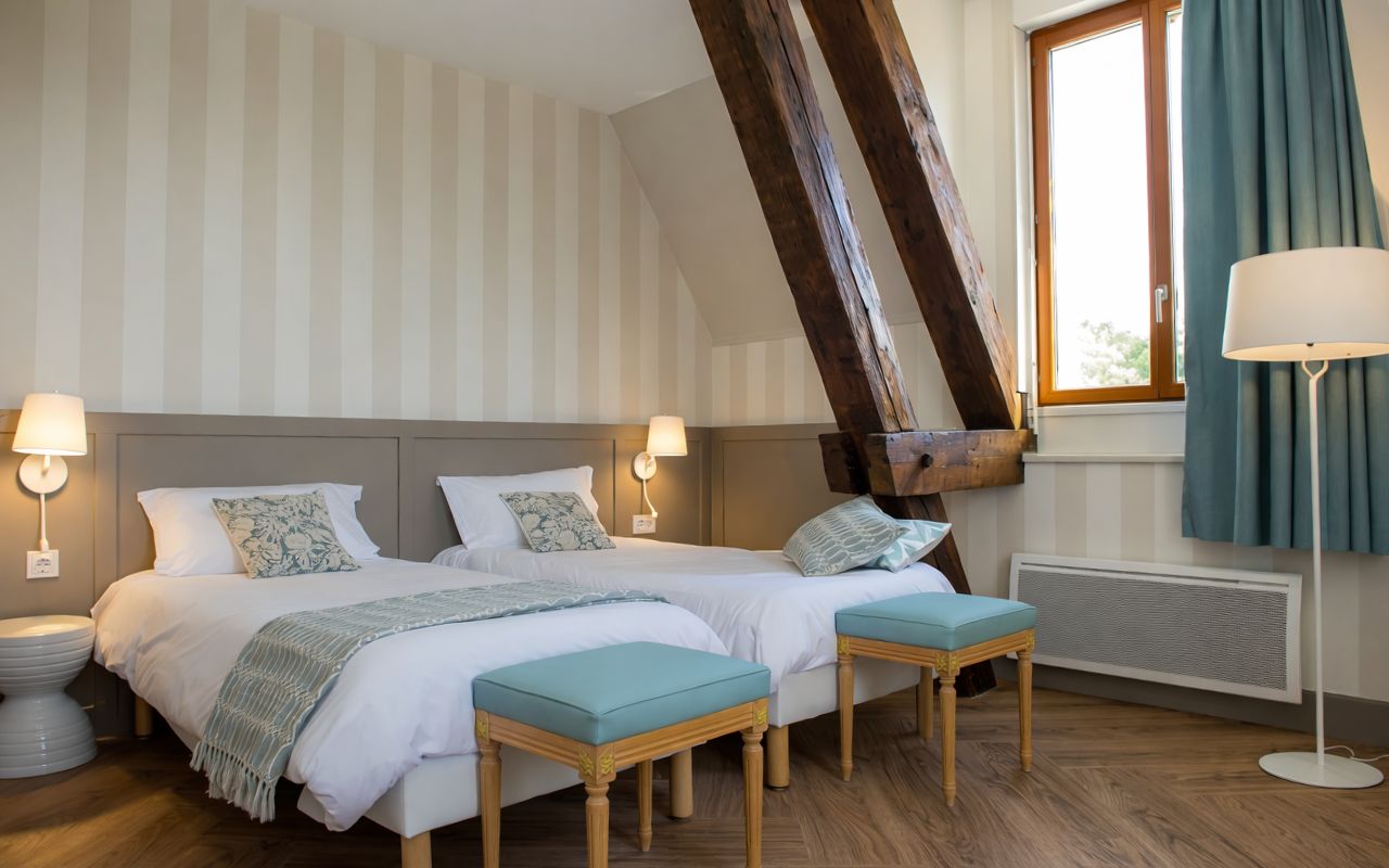 Chambre double au style château au village club la Ferté-Imbault