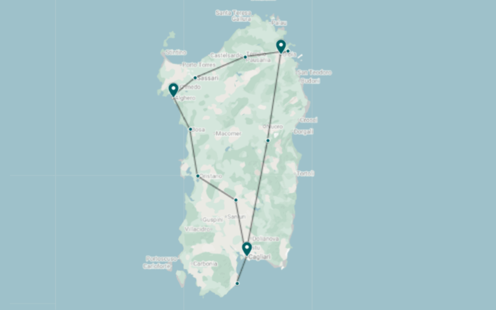 Circuit Sardaigne Cagliari
