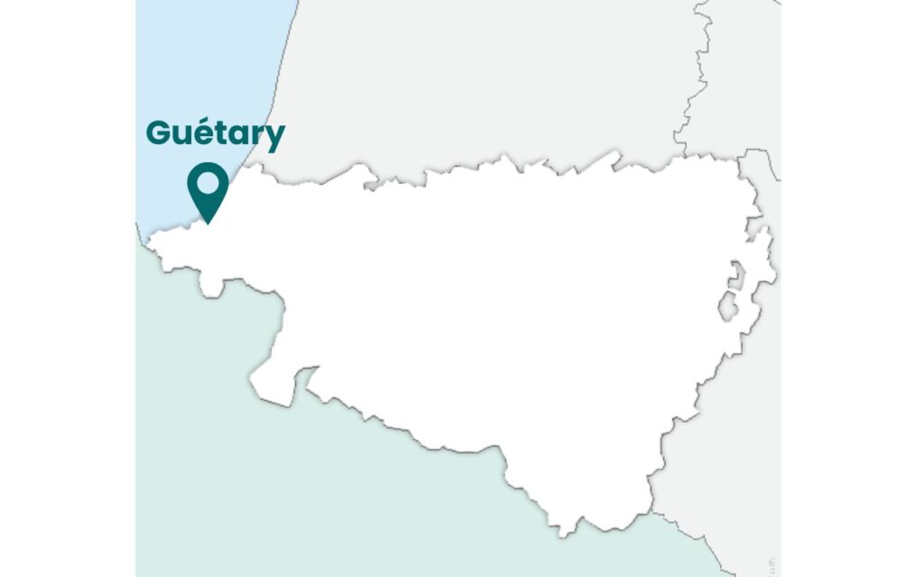 Guétary carte localisation France