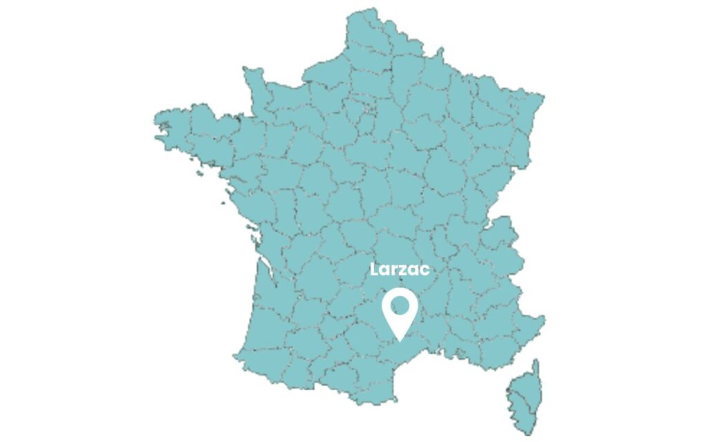 Larzac localisation France