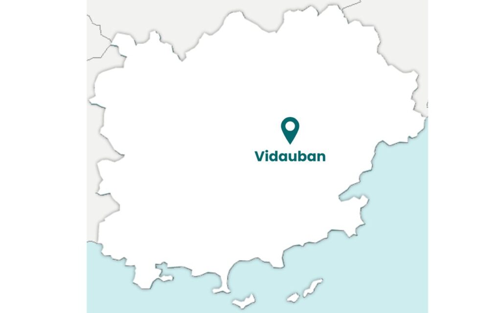 Vidauban localisation France
