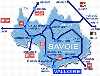 Valloire - Pulka - Plan