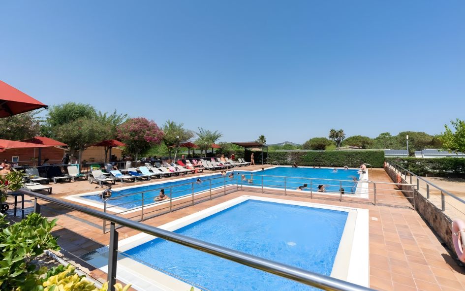 Camping del mar à Malgrat del mar piscine exterieure