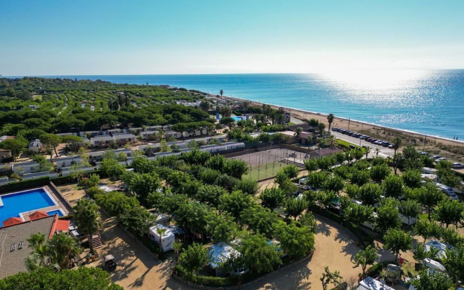 Camping del mar à Malgrat del mar vue d'ensemble