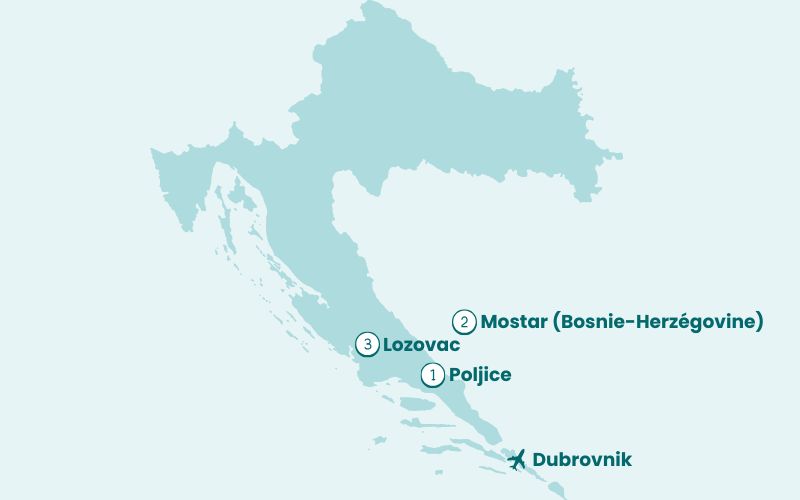 carte-autotour-les-diamants-des-balkans-croatie