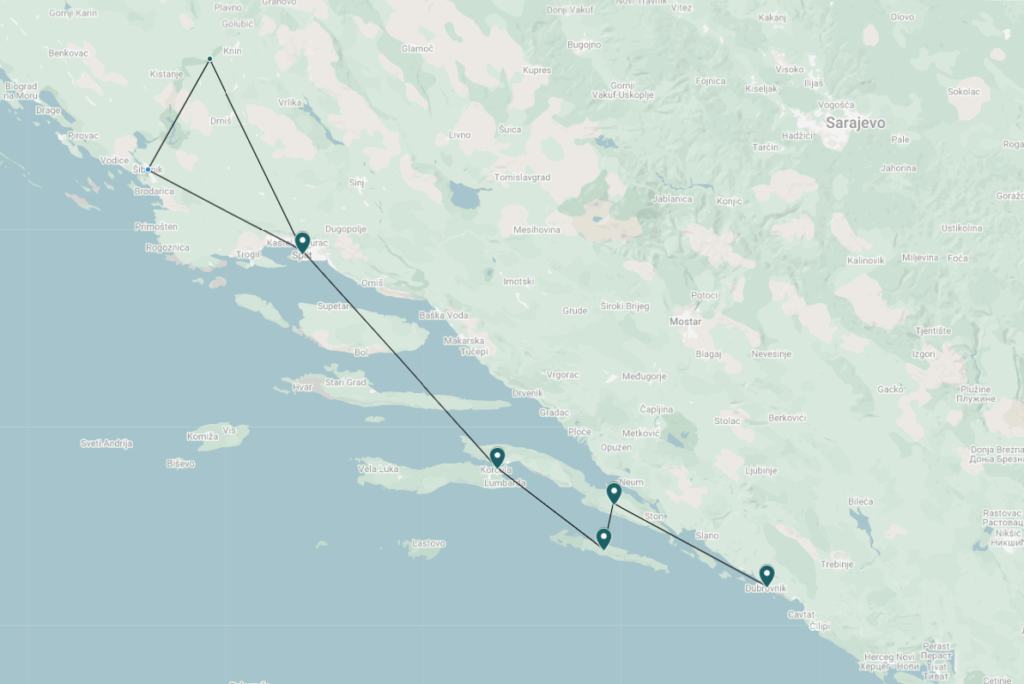 carte autotour splendeurs du sud
