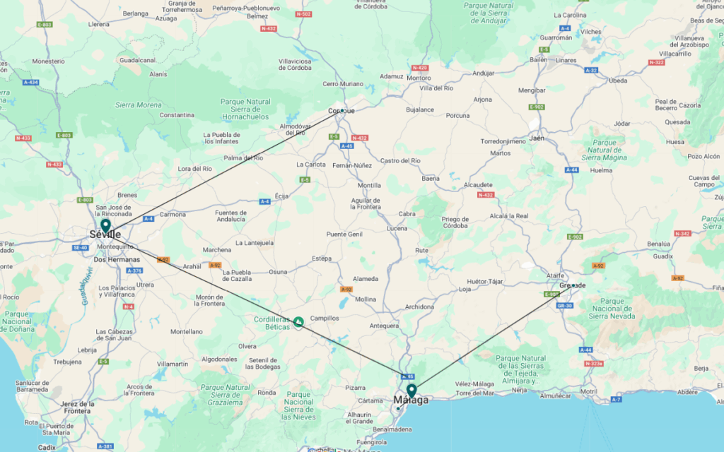 carte-circuit-decouverte-de-landalousie