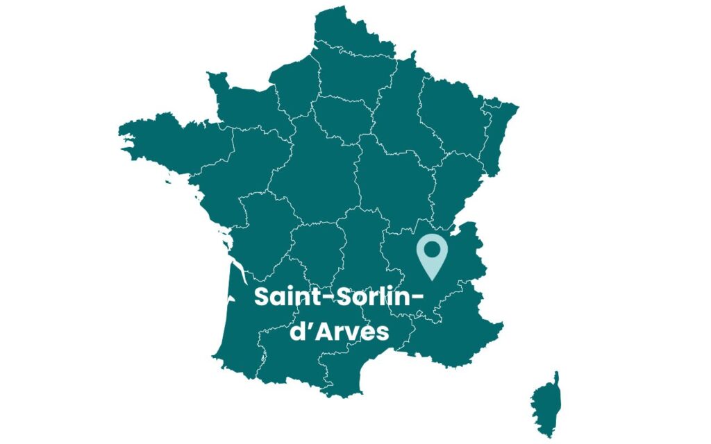 carte-saint-sorlin-d'arves-france