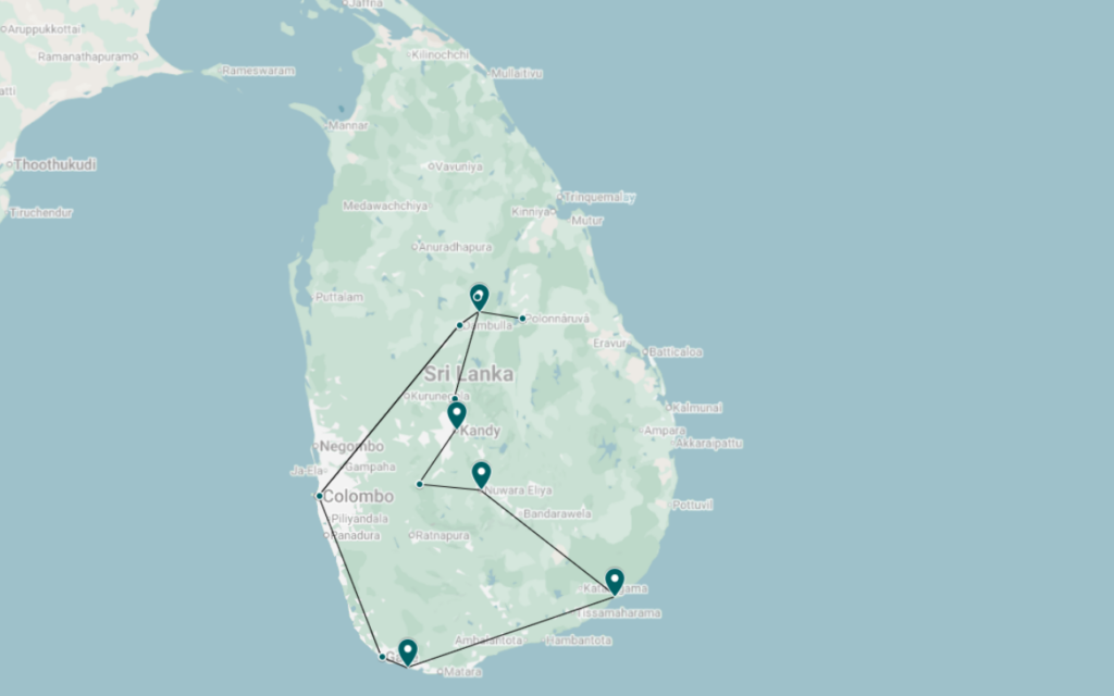 Sri-Lanka-circuit-map