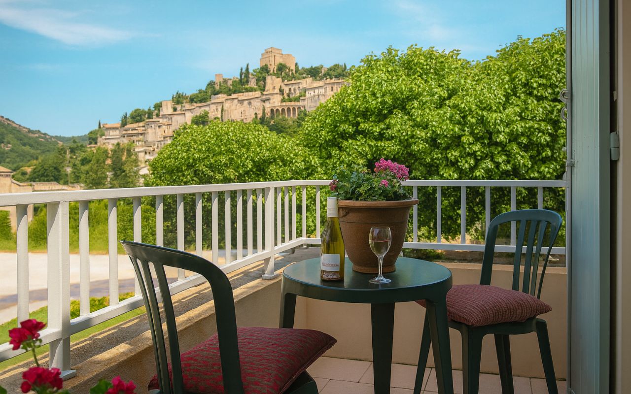 Vue Mont Ventoux Le hameau des sources