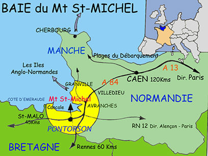 Mont Saint-Michel - plan