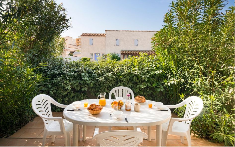 Résidence Samaria village Hacienda Beach terrasse