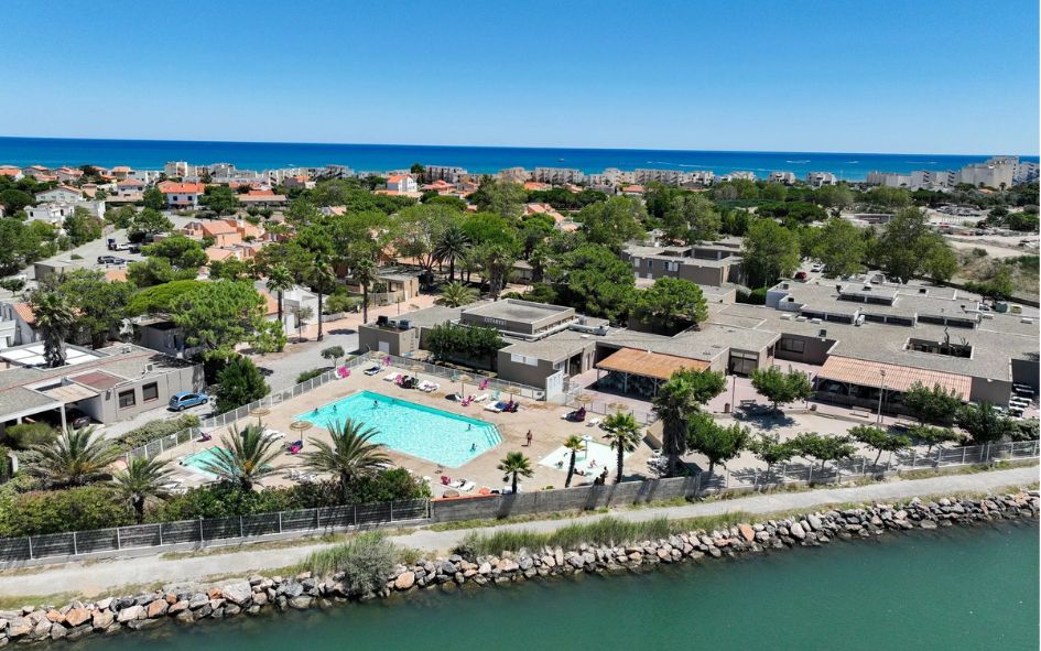 Village Club de Port Barcarès vue de haut