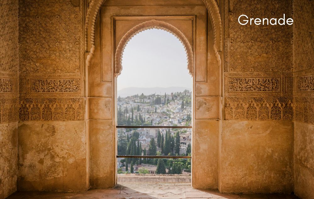 Vue palais vacances en Andalousie Granada